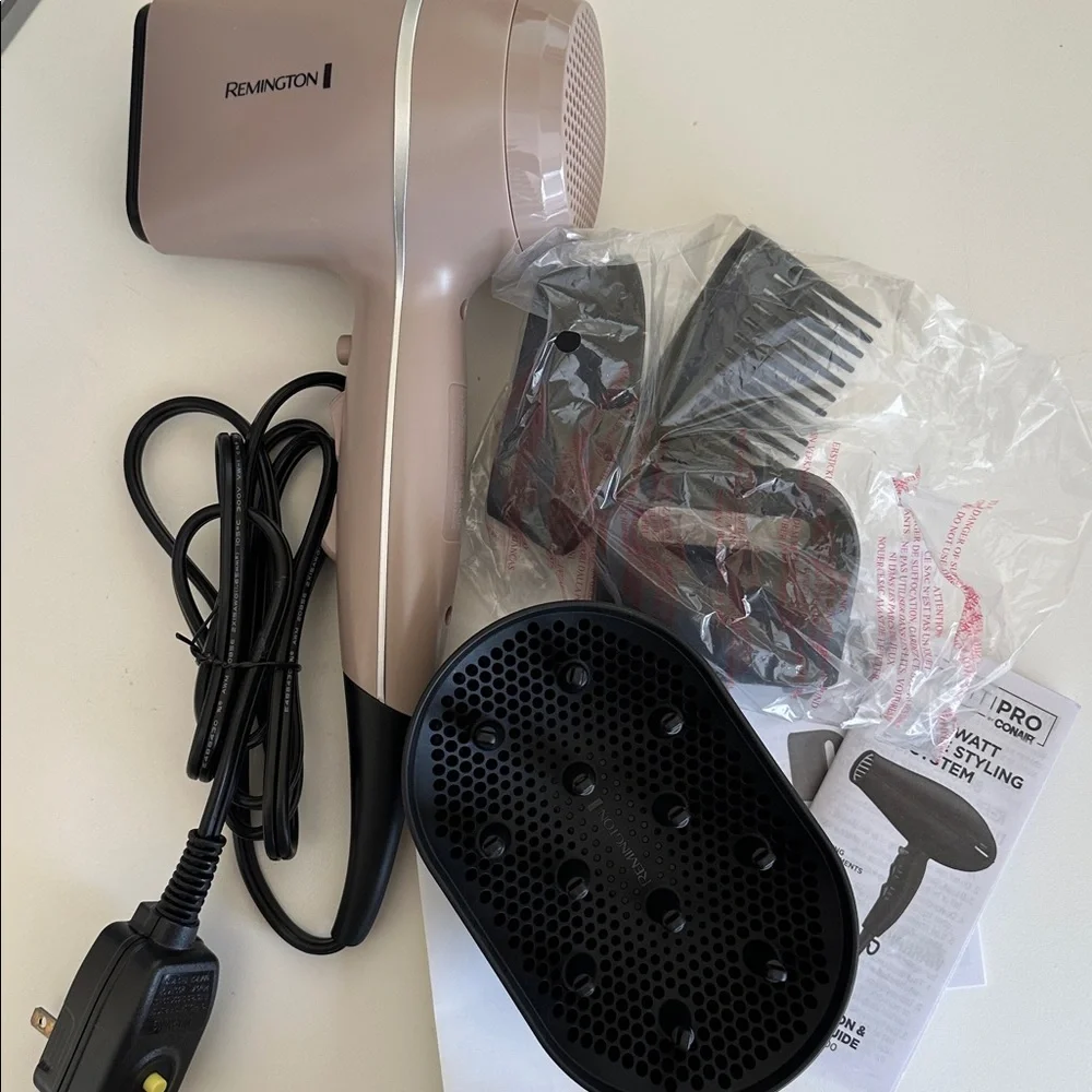New Remington Pro Hair Dryer. Wet 2 Style.